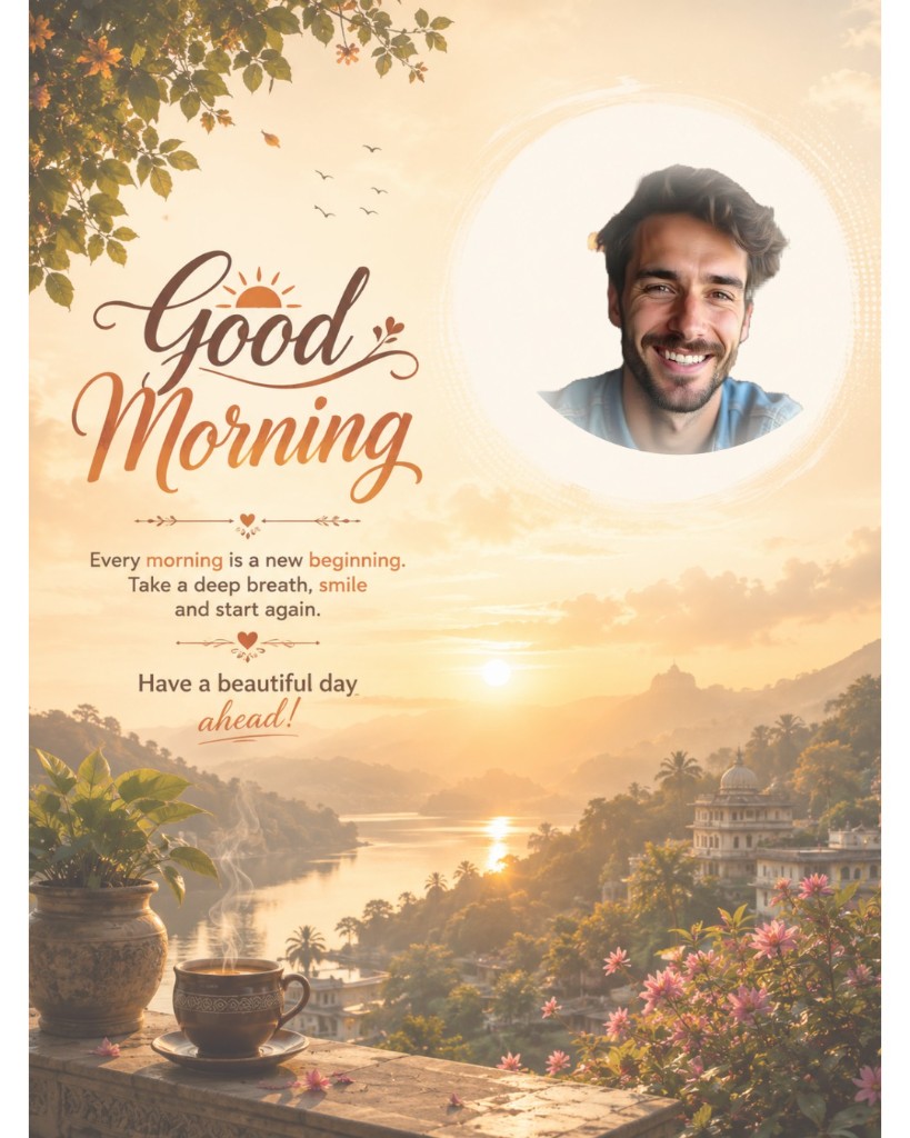 Good Morning with your photo